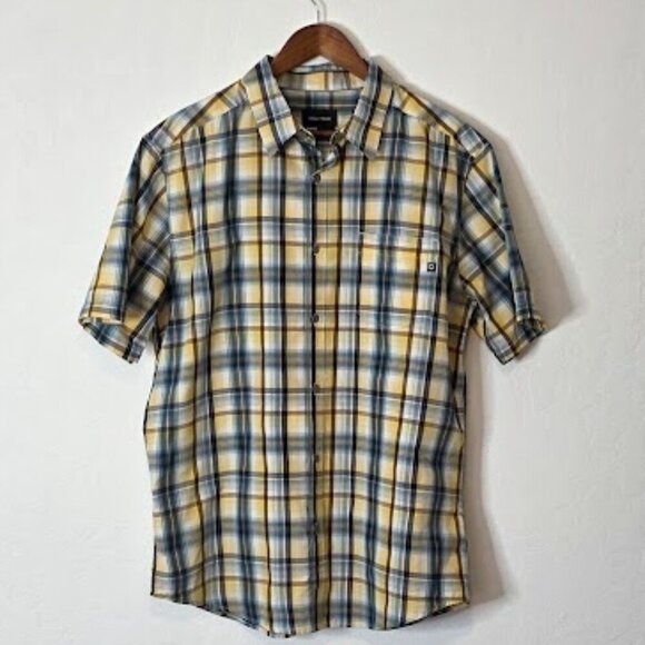Marmot Men's Short Sleeve Button-down Shirt Size Large - Picture 1 of 7